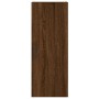 Aparador alto madera contrachapada roble marrón 34,5x34x180 cm de vidaXL, Aparadores - Ref: Foro24-3198944, Precio: 109,99 €,...