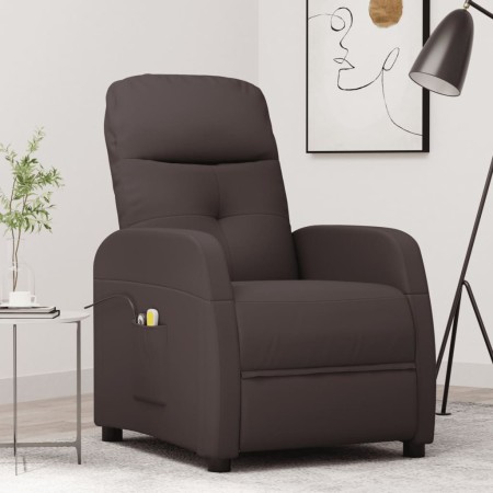 Sillón de masaje eléctrico tela marrón oscuro de vidaXL, Sillones de masaje eléctricos - Ref: Foro24-3073611, Precio: 278,97 ...