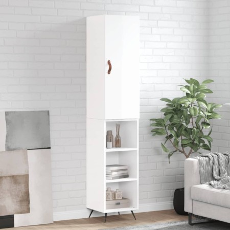 High glossy white plywood sideboard 34.5x34x180 cm by vidaXL, Sideboards - Ref: Foro24-3198955, Price: 94,99 €, Discount: %