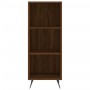 Aparador alto madera contrachapada roble marrón 34,5x34x180 cm de vidaXL, Aparadores - Ref: Foro24-3198960, Precio: 96,98 €, ...