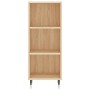 Sonoma oak plywood sideboard 34.5x34x180 cm by vidaXL, Sideboards - Ref: Foro24-3198964, Price: 80,54 €, Discount: %