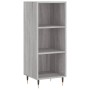 Aparador alto madera contrachapada gris Sonoma 34,5x34x180 cm de vidaXL, Aparadores - Ref: Foro24-3198967, Precio: 84,69 €, D...