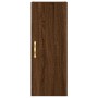 Aparador alto madera contrachapada roble marrón 34,5x34x180 cm de vidaXL, Aparadores - Ref: Foro24-3198968, Precio: 84,26 €, ...