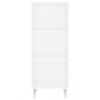 Aparador alto madera contrachapada blanco 34,5x34x180 cm de vidaXL, Aparadores - Ref: Foro24-3198969, Precio: 83,33 €, Descue...