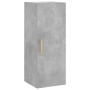 Gray concrete plywood sideboard 34.5x34x180 cm by vidaXL, Sideboards - Ref: Foro24-3198973, Price: 82,80 €, Discount: %