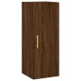 Aparador alto madera contrachapada roble marrón 34,5x34x180 cm de vidaXL, Aparadores - Ref: Foro24-3198976, Precio: 84,77 €, ...