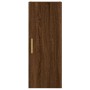 Aparador alto madera contrachapada roble marrón 34,5x34x180 cm de vidaXL, Aparadores - Ref: Foro24-3198976, Precio: 84,77 €, ...