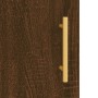 Aparador alto madera contrachapada roble marrón 34,5x34x180 cm de vidaXL, Aparadores - Ref: Foro24-3198976, Precio: 84,77 €, ...