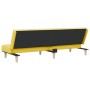 Sofá cama de tela amarillo claro de vidaXL, Sofás - Ref: Foro24-351885, Precio: 191,99 €, Descuento: %