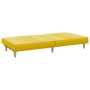 Sofá cama de tela amarillo claro de vidaXL, Sofás - Ref: Foro24-351885, Precio: 191,45 €, Descuento: %