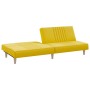 Hellgelbes Schlafsofa aus Stoff von vidaXL, Sofas - Ref: Foro24-351885, Preis: 191,99 €, Rabatt: %