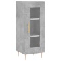 Aparador de madera contrachapada gris hormigón 34,5x34x180 cm de vidaXL, Aparadores - Ref: Foro24-3199037, Precio: 93,80 €, D...