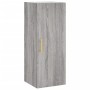 Aparador alto madera contrachapada gris Sonoma 34,5x34x180 cm de vidaXL, Aparadores - Ref: Foro24-3199039, Precio: 94,99 €, D...