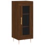 Aparador alto madera contrachapada roble marrón 34,5x34x180 cm de vidaXL, Aparadores - Ref: Foro24-3199040, Precio: 94,46 €, ...