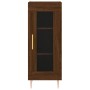 Aparador alto madera contrachapada roble marrón 34,5x34x180 cm de vidaXL, Aparadores - Ref: Foro24-3199040, Precio: 94,46 €, ...