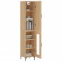 Sonoma oak plywood sideboard 34.5x34x180 cm by vidaXL, Sideboards - Ref: Foro24-3199044, Price: 93,90 €, Discount: %