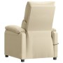 Sillón reclinable eléctrico de tela crema de vidaXL, Sillones - Ref: Foro24-3073822, Precio: 251,62 €, Descuento: %