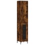 Smoked oak plywood sideboard 34.5x34x180 cm by vidaXL, Sideboards - Ref: Foro24-3199046, Price: 93,46 €, Discount: %