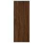 Aparador alto madera contrachapada roble marrón 34,5x34x180 cm de vidaXL, Aparadores - Ref: Foro24-3199048, Precio: 100,81 €,...