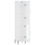 Aparador alto madera contrachapada blanco 34,5x34x180 cm de vidaXL, Aparadores - Ref: Foro24-3199049, Precio: 104,08 €, Descu...