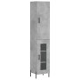 Gray concrete plywood sideboard 34.5x34x180 cm by vidaXL, Sideboards - Ref: Foro24-3199053, Price: 102,11 €, Discount: %