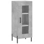 Gray concrete plywood sideboard 34.5x34x180 cm by vidaXL, Sideboards - Ref: Foro24-3199053, Price: 102,11 €, Discount: %