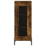 Aparador de madera contrachapada roble ahumado 34,5x34x180 cm de vidaXL, Aparadores - Ref: Foro24-3199054, Precio: 100,13 €, ...