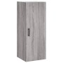 Aparador alto madera contrachapada gris Sonoma 34,5x34x180 cm de vidaXL, Aparadores - Ref: Foro24-3199055, Precio: 103,61 €, ...