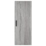 Aparador alto madera contrachapada gris Sonoma 34,5x34x180 cm de vidaXL, Aparadores - Ref: Foro24-3199055, Precio: 103,61 €, ...