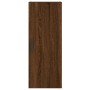 Aparador alto madera contrachapada roble marrón 34,5x34x180 cm de vidaXL, Aparadores - Ref: Foro24-3199056, Precio: 103,46 €,...