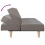 Sofá cama de tela gris taupe de vidaXL, Sofás - Ref: Foro24-351886, Precio: 191,51 €, Descuento: %