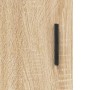 Aparador de madera contrachapada roble Sonoma 34,5x34x180 cm de vidaXL, Aparadores - Ref: Foro24-3199060, Precio: 105,88 €, D...