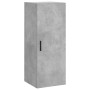 Aparador de madera contrachapada gris hormigón 34,5x34x180 cm de vidaXL, Aparadores - Ref: Foro24-3199061, Precio: 107,93 €, ...