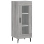 Tall Sonoma gray plywood sideboard 34.5x34x180 cm by vidaXL, Sideboards - Ref: Foro24-3199063, Price: 106,56 €, Discount: %