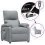 Sillón reclinable eléctrico tela gris claro de vidaXL, Sillones - Ref: Foro24-3073823, Precio: 270,99 €, Descuento: %