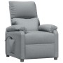 Sillón reclinable eléctrico tela gris claro de vidaXL, Sillones - Ref: Foro24-3073823, Precio: 270,99 €, Descuento: %