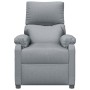 Sillón reclinable eléctrico tela gris claro de vidaXL, Sillones - Ref: Foro24-3073823, Precio: 270,99 €, Descuento: %