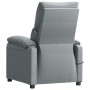 Sillón reclinable eléctrico tela gris claro de vidaXL, Sillones - Ref: Foro24-3073823, Precio: 270,99 €, Descuento: %