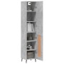 Concrete gray plywood sideboard 34.5x34x180 cm by vidaXL, Sideboards - Ref: Foro24-3199125, Price: 105,99 €, Discount: %