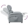 Sillón reclinable eléctrico tela gris claro de vidaXL, Sillones - Ref: Foro24-3073823, Precio: 270,99 €, Descuento: %