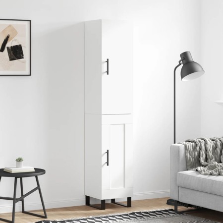 Tall white plywood sideboard 34.5x34x180 cm by vidaXL, Sideboards - Ref: Foro24-3199129, Price: 106,63 €, Discount: %