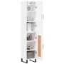 Tall white plywood sideboard 34.5x34x180 cm by vidaXL, Sideboards - Ref: Foro24-3199129, Price: 106,63 €, Discount: %