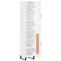 Tall white plywood sideboard 34.5x34x180 cm by vidaXL, Sideboards - Ref: Foro24-3199129, Price: 106,63 €, Discount: %