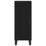 Aparador de madera contrachapada negro 34,5x34x180 cm de vidaXL, Aparadores - Ref: Foro24-3199130, Precio: 109,99 €, Descuent...