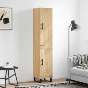 Sonoma oak plywood sideboard 34.5x34x180 cm by vidaXL, Sideboards - Ref: Foro24-3199132, Price: 100,99 €, Discount: %