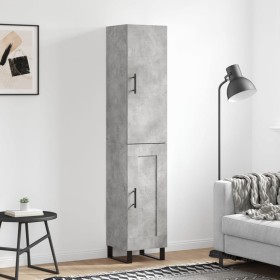 Concrete gray plywood sideboard 34.5x34x180 cm by vidaXL, Sideboards - Ref: Foro24-3199133, Price: 99,37 €, Discount: %