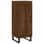 Aparador alto madera contrachapada roble marrón 34,5x34x180 cm de vidaXL, Aparadores - Ref: Foro24-3199136, Precio: 104,99 €,...