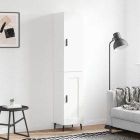 Tall white plywood highboard 34.5x34x180 cm by vidaXL, Sideboards - Ref: Foro24-3199121, Price: 101,19 €, Discount: %