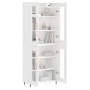 High glossy white plywood sideboard 69.5x34x180 cm by vidaXL, Sideboards - Ref: Foro24-3198259, Price: 189,99 €, Discount: %