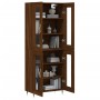 Tall oak brown plywood sideboard 69.5x34x180 cm by vidaXL, Sideboards - Ref: Foro24-3198264, Price: 161,44 €, Discount: %